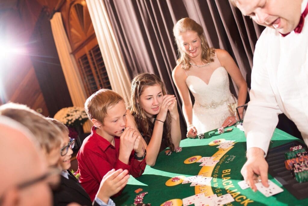 Casino games wedding
